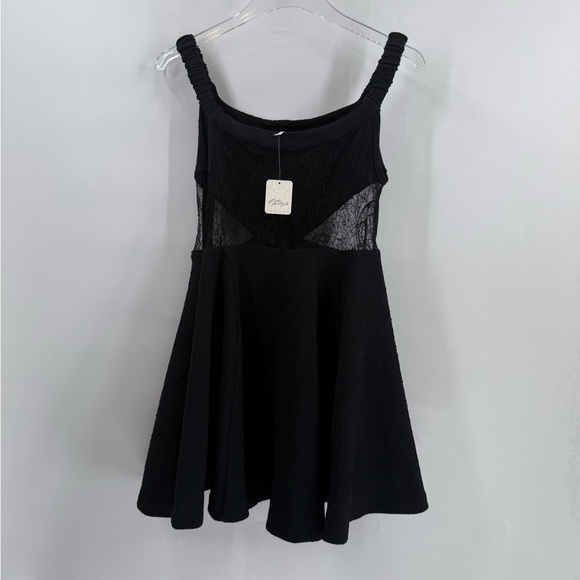 Free People Brooklyn‎ Mini Dress in Black size small nwt - Picture 3 of 7